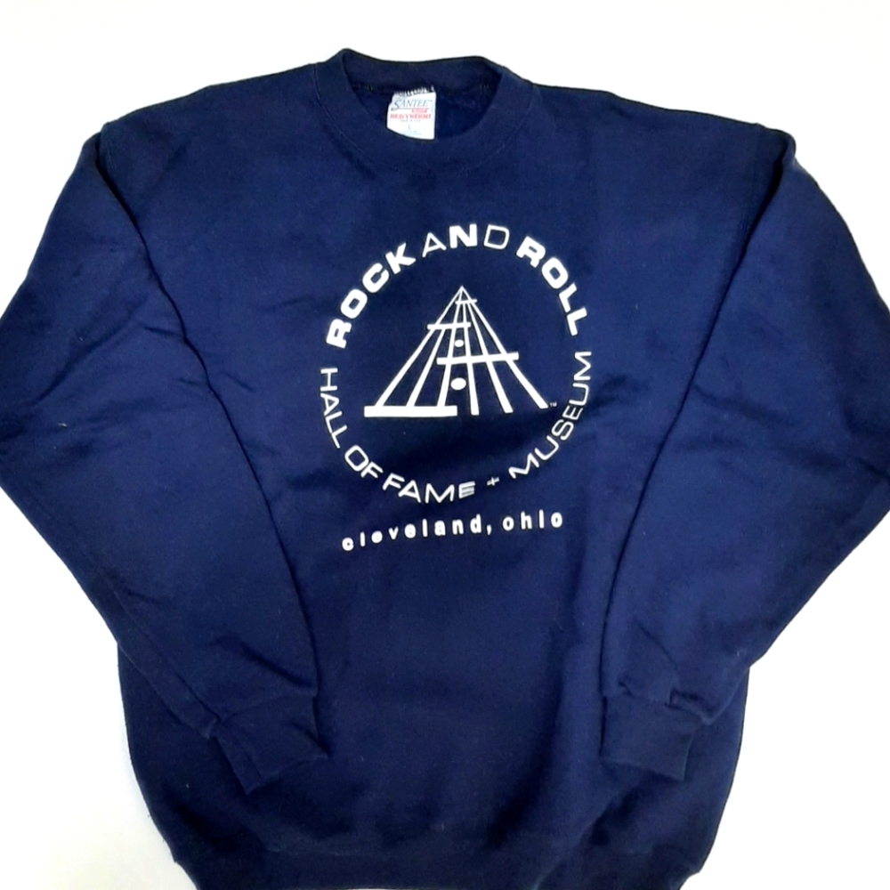 Vintage, Rock and Roll Hall of Fame Museum Sweatshirt, Size Large